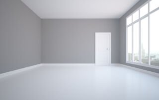 Fleece Behang nieuwbouw.