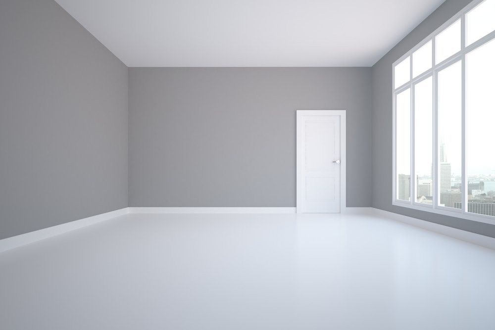 Fleece Behang nieuwbouw.