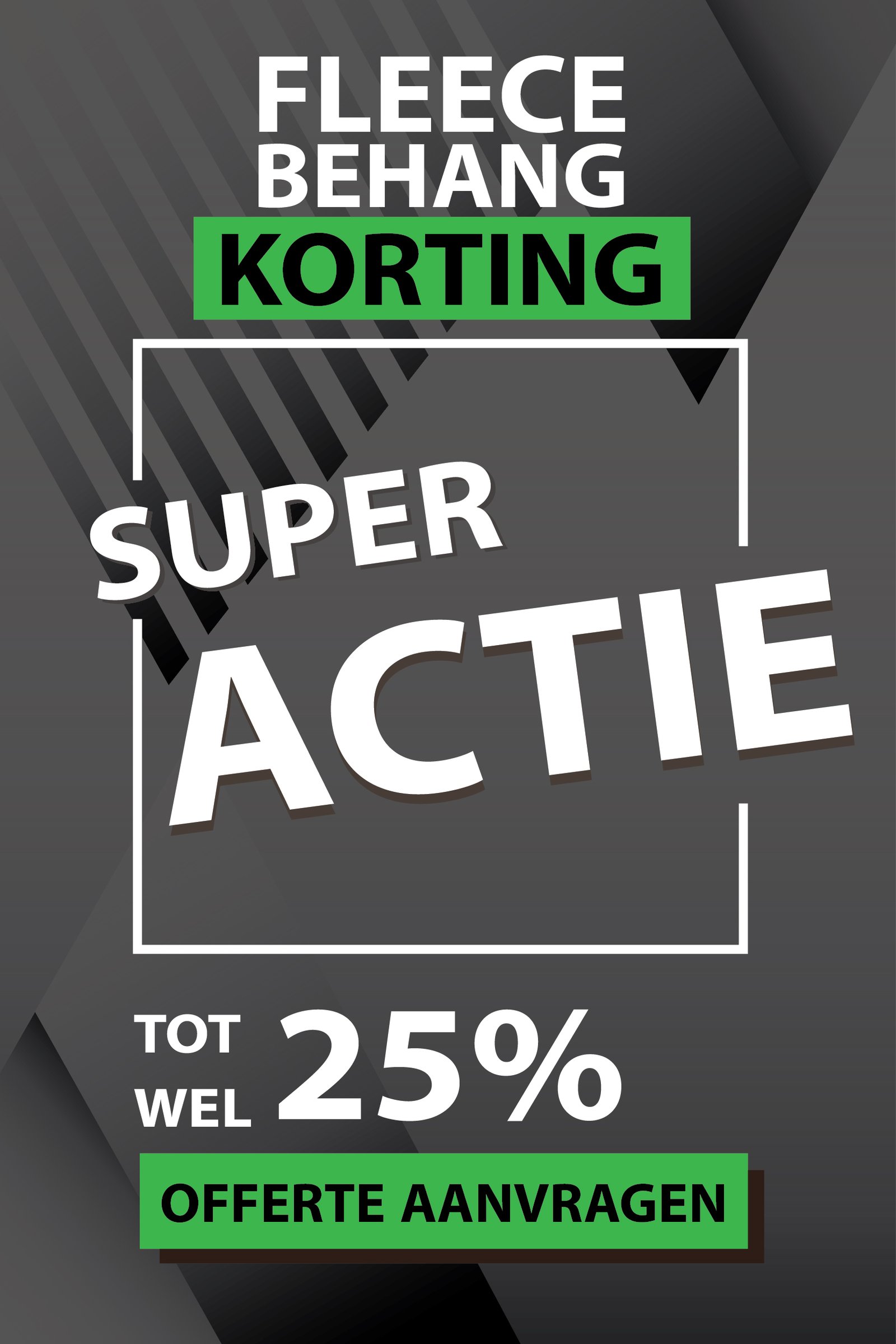 Fleece Behang korting